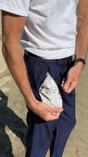 Newspaper Pinstripe Pants